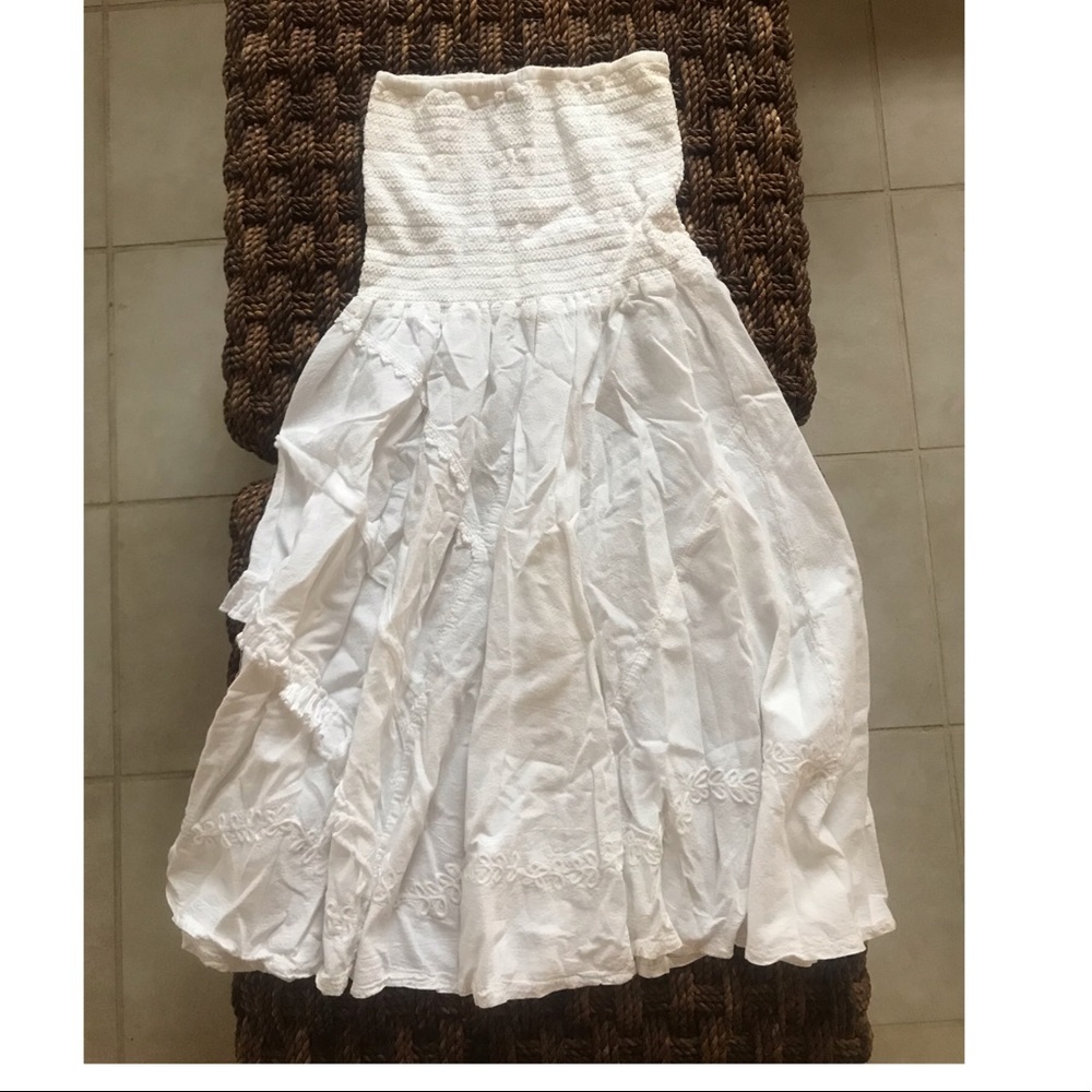 White dress style valija (boho)